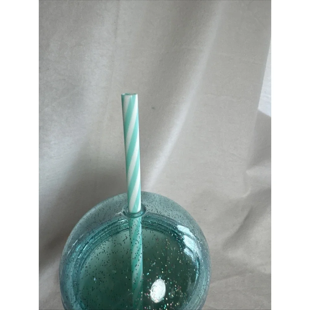 Starbucks 2025 Limited Edition Birthday Cake Glitter Dome Tumbler Cold CupStraw